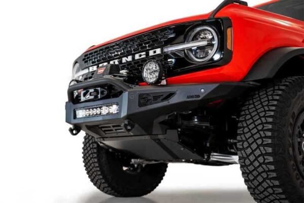 Addictive Desert Designs 2021+ Ford Bronco Rock Fighter Front Bumper - Hammer Black - Image 4