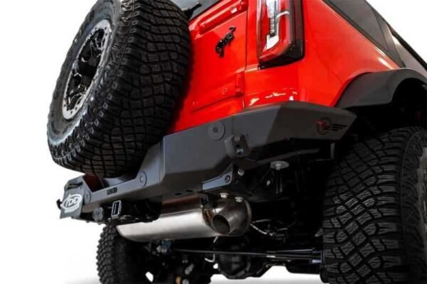 Addictive Desert Designs 2021+ Ford Bronco Rock Fighter Rear Bumper - Hammer Black - Image 7