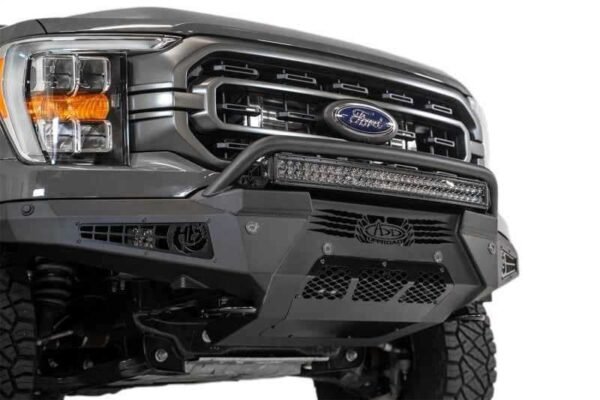Addictive Desert Designs 2021 Ford F-150 HoneyBadger Front Bumper w/o Top Hoop - Image 4