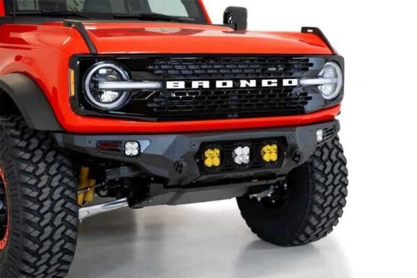 Addictive Desert Designs 21-22 Ford Bronco Bomber Front Bumper (w/ 3 Baja Designs LP4 Mounts) - Image 2