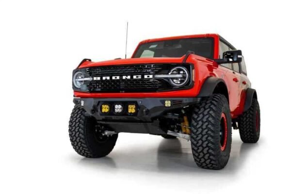 Addictive Desert Designs 21-22 Ford Bronco Bomber Front Bumper (w/ 3 Baja Designs LP4 Mounts) - Image 4