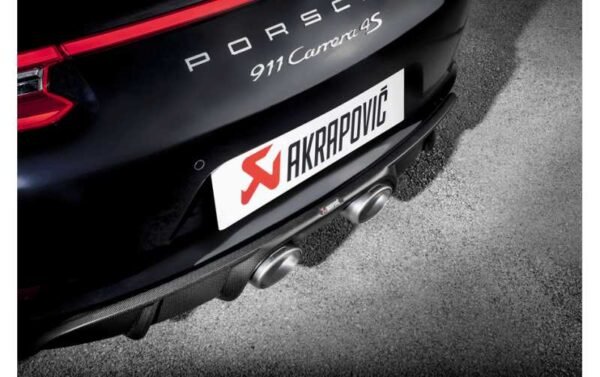 Akrapovic 16-17 Porsche 911 Carrera S/4/4S/GTS (991.2) Rear Carbon Fiber Diffuser - Matte - Image 3