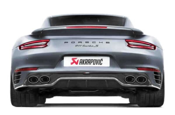 Akrapovic 16-17 Porsche 911 Turbo/Turbo S (991.2) Rear Carbon Fiber Diffuser - Matte - Image 3