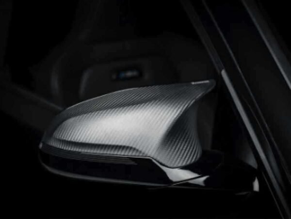 Akrapovic 2014+ BMW M3 (F80) Carbon Fiber Mirror Cap Set - Matte - Image 2