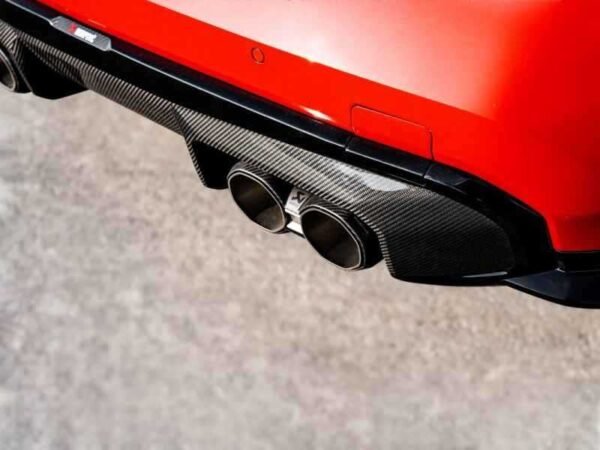 Akrapovic 21-22 BMW M3 (G80) / M4 (G82, G83) Rear Carbon Fiber Diffuser - High Gloss Black - Image 2