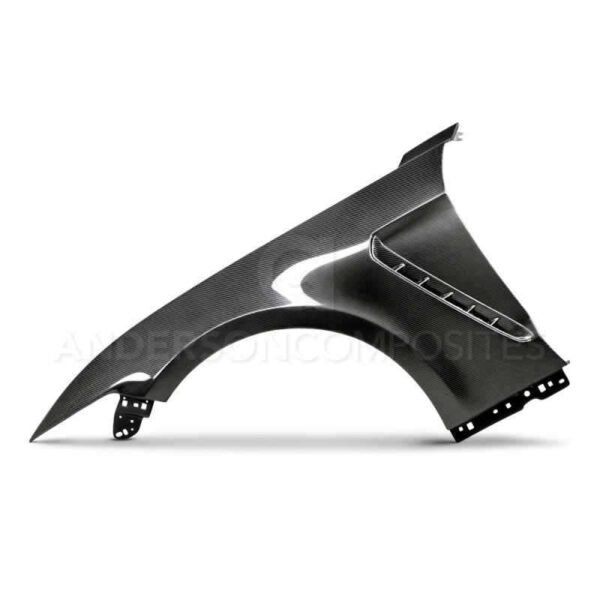 Anderson Composites 15-16 Ford Mustang GT 350 Style Carbon Fiber Front Fenders - Image 2