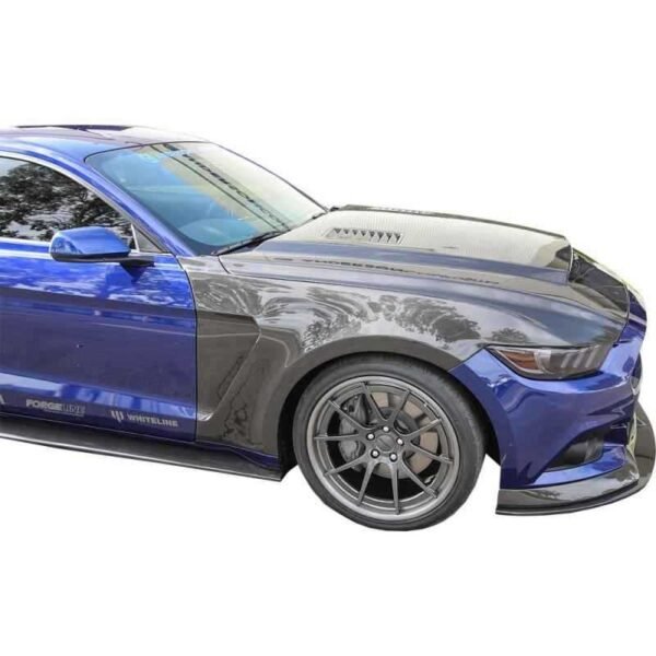 Anderson Composites 15-16 Ford Mustang GT 350 Style Carbon Fiber Front Fenders - Image 6