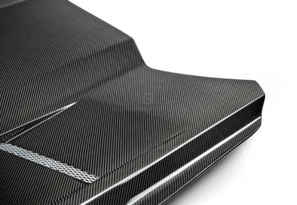 Anderson Composites 15-17 Ford Mustang Heat Extractor Double Sided Hood - Image 4