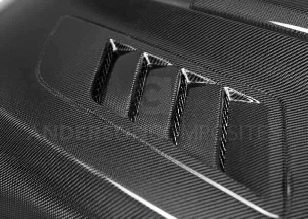 Anderson Composites 15-17 Ford Mustang Ram Air Double Sided Hood - Image 5