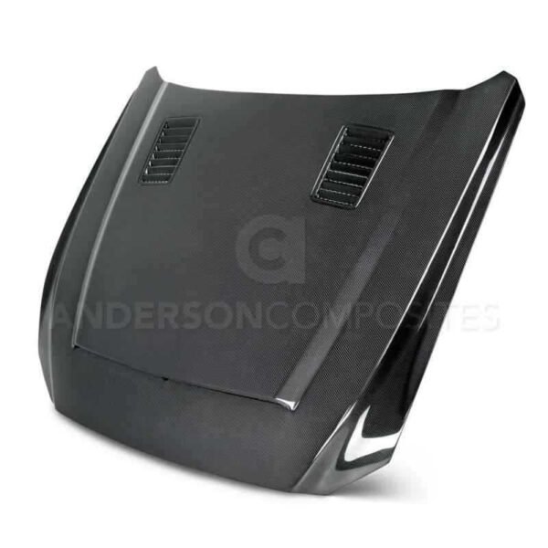 Anderson Composites 15-17 Ford Mustang Super Snake Double Sided Hood - Image 2