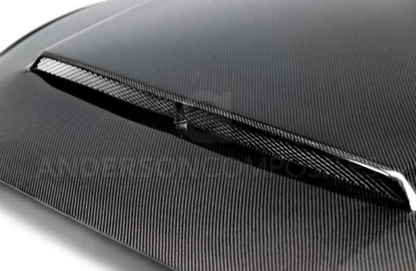 Anderson Composites 15-17 Ford Mustang Super Snake Double Sided Hood - Image 4