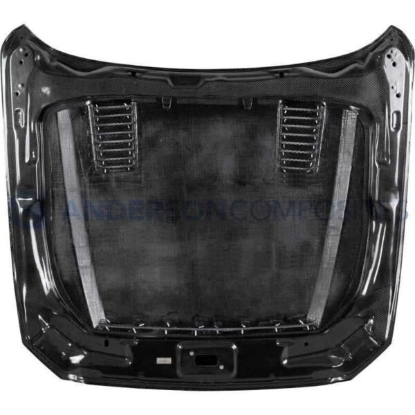 Anderson Composites 15-17 Ford Mustang Super Snake Double Sided Hood - Image 6