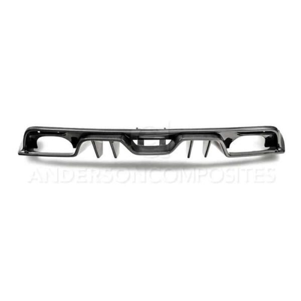 Anderson Composites 15-17 Ford Mustang Type-AR Rear Diffuser Quad Tip - Image 2