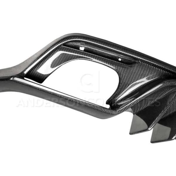 Anderson Composites 15-17 Ford Mustang Type-AR Rear Diffuser Quad Tip - Image 4