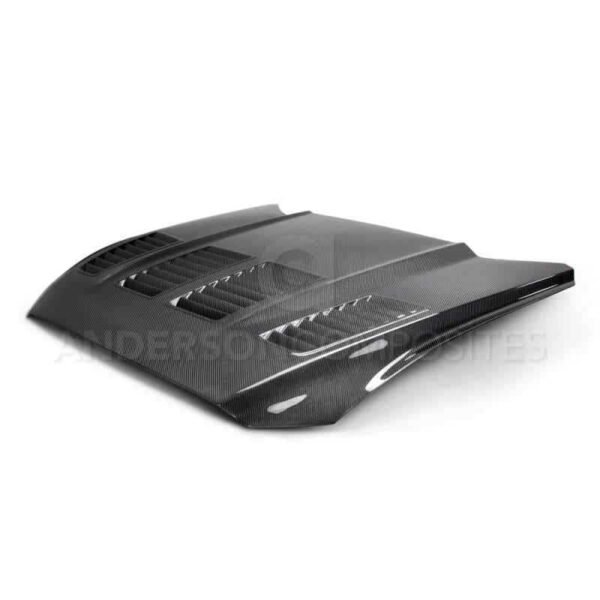 Anderson Composites 15-17 Ford Mustang Type-TW Double Sided Hood - Image 2