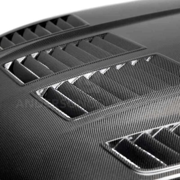 Anderson Composites 15-17 Ford Mustang Type-TW Double Sided Hood - Image 3