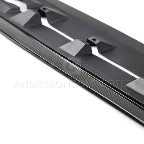 Anderson Composites 16-17 Ford Focus RS Type-AR Rocker Panel Splitter - Image 3