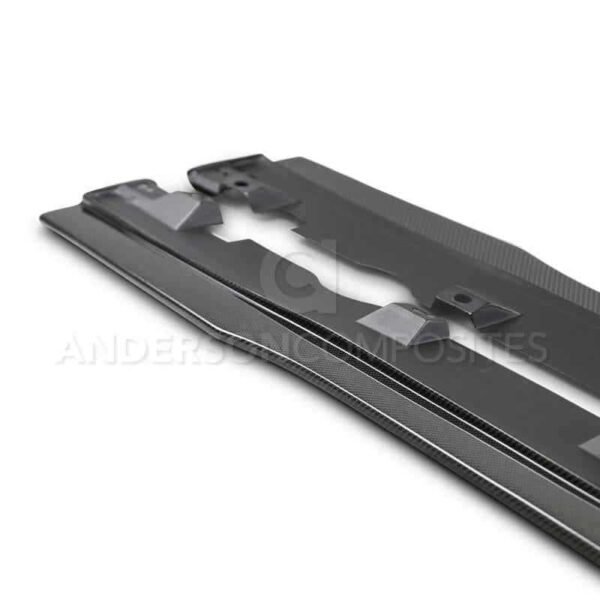 Anderson Composites 16-17 Ford Focus RS Type-AR Rocker Panel Splitter - Image 6