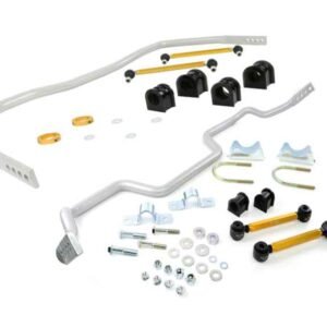 Whiteline Front and Rear Adj Swaybar Combo with Links & Locks 05-14 Ford Mustang S197