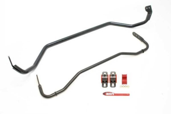 BMR 08-09 Pontiac G8 Front & Rear Sway Bar Kit w/ Bushings - Black Hammertone