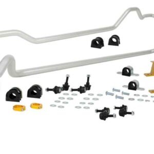 Whiteline 04-05 Subaru Impreza STI Front & Rear Sway Bar Kit 24mm w/Mounts
