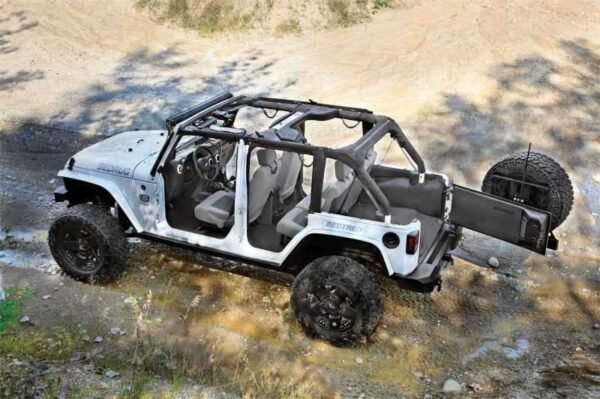 BedRug 07-10 Jeep JK Unlimited 4Dr Rear 5pc BedTred Cargo Kit (Incl Tailgate & Tub Liner) - Image 2