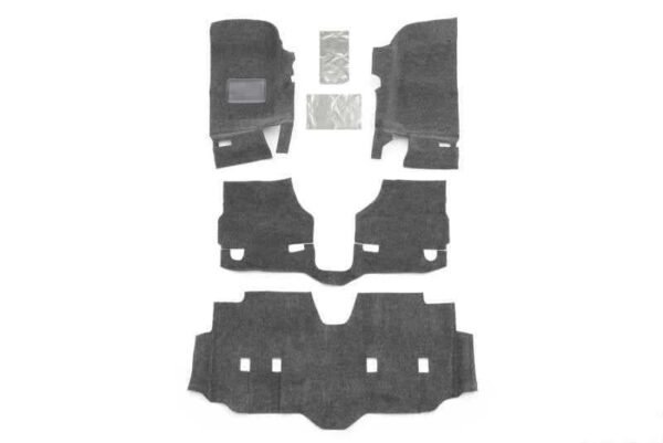 BedRug 07-16 Jeep JK Unlimited 4Dr Front 4pc Floor Kit (Incl Heat Shields)
