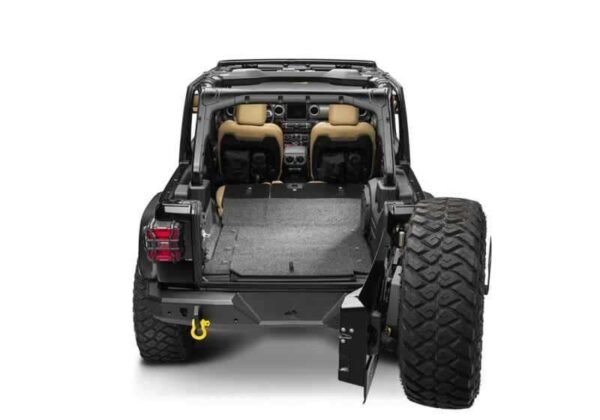BedRug 2018+ Jeep JL 4 Door 6pc Rear Cargo Kit (w/ Gap Hider) - Image 6