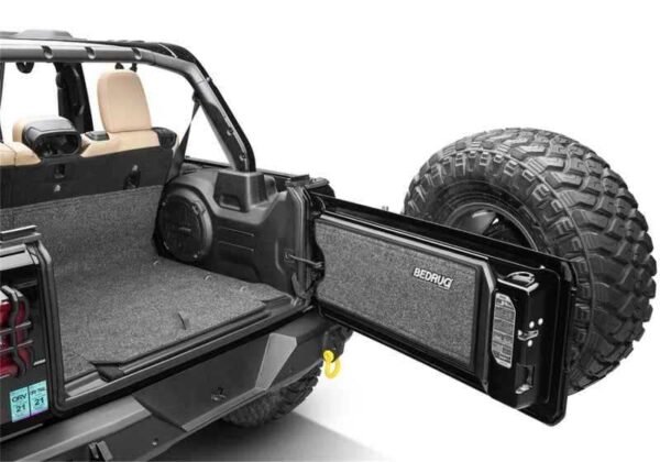 BedRug 2018+ Jeep JL 4 Door 6pc Rear Cargo Kit (w/ Gap Hider) - Image 7