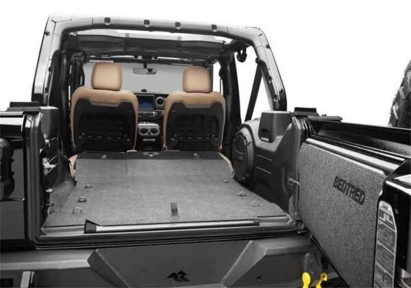 BedRug 2018+ Jeep JL 4 Door BedTred 4pc Rear Cargo Kit (w/o Gap Hider) - Image 6