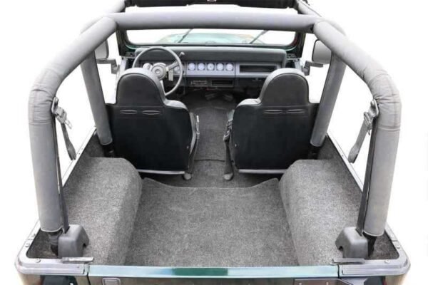 BedRug 81-86 Jeep CJ-7 Rear Kit w/o Gussets 4pc Cargo Kit (Incl Tailgate & Cargo Liner) - Image 4