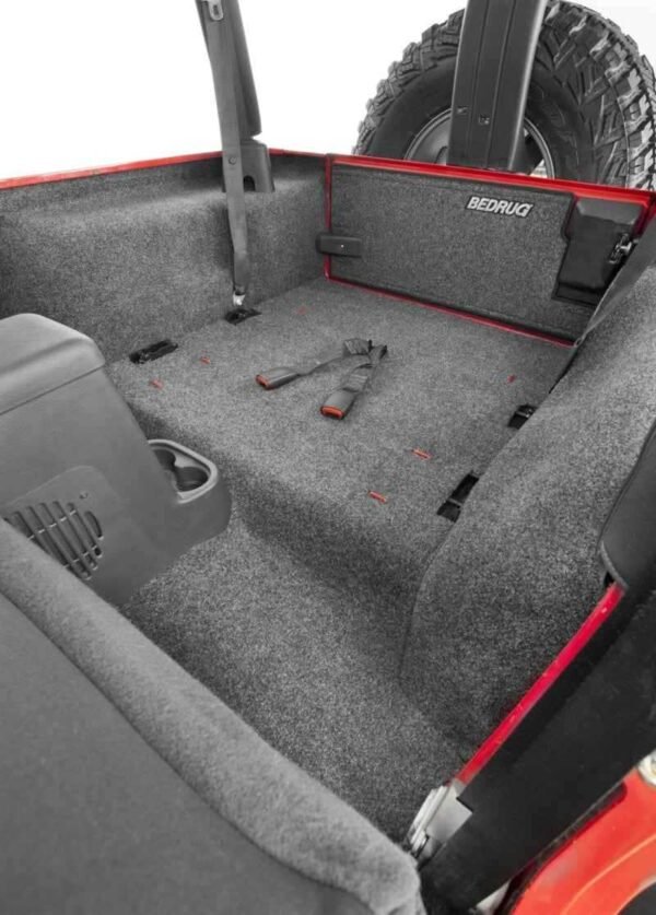 BedRug 81-86 Jeep CJ-7 Rear Kit w/o Gussets 4pc Cargo Kit (Incl Tailgate & Cargo Liner) - Image 6