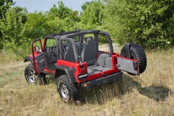 BedRug 97-06 Jeep TJ Front 3pc Floor Kit (w/Center Console) - Incl Heat Shields - Image 3
