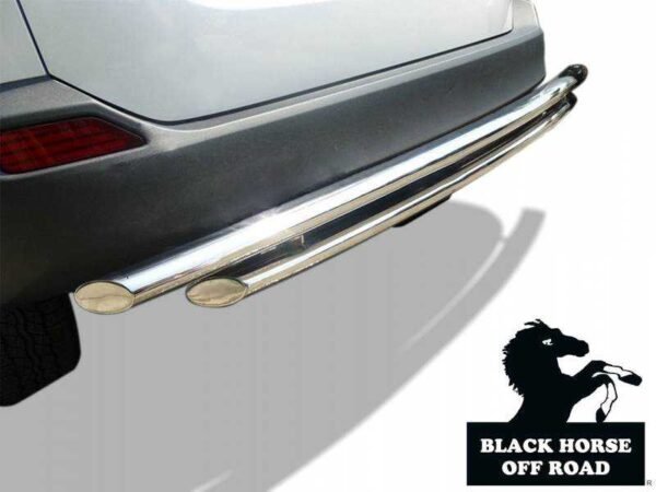 Black Horse CRDL-TOT202S Rear Bumper Guard S/S Double Layer