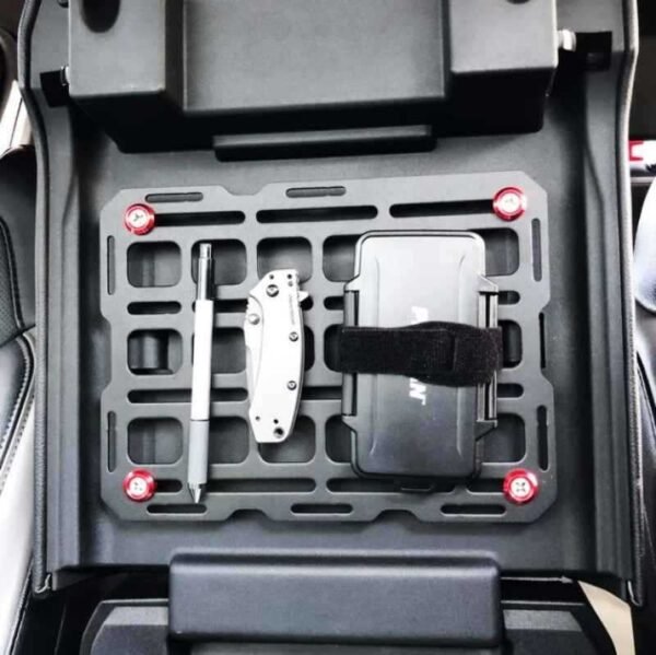 BuiltRight Industries 16in x 23.5in Tech Plate Steel Mounting Panel - Black - Image 2