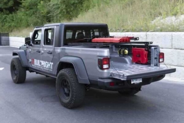 BuiltRight Industries 2020+ Jeep Gladiator Rear Passenger Bedside Rack - Image 3