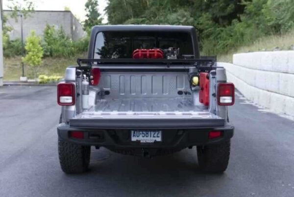 BuiltRight Industries 2020+ Jeep Gladiator Rear Passenger Bedside Rack - Image 4