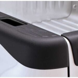 Bushwacker 07-13 Chevy Silverado 1500 Fleetside Bed Rail Caps 97.6in Bed - Black