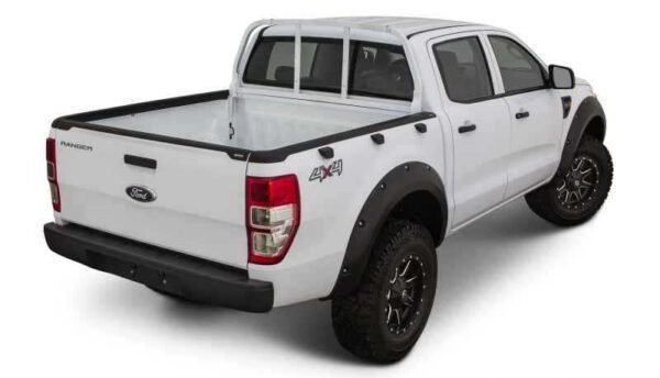 Bushwacker 11-15 Ford Ranger T6 Bed Rail Caps - Black - Image 4