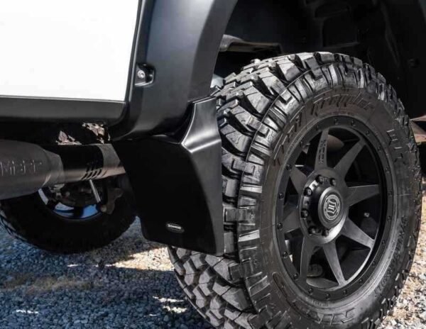 Bushwacker 17-20 Ford F-250/F-350 Trail Armor Rear Mud Flaps (Fits Pocket Style Flares) - Image 2