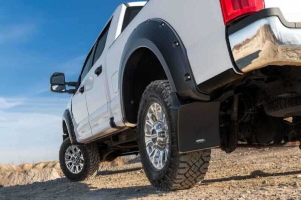 Bushwacker 17-20 Ford F-250/F-350 Trail Armor Rear Mud Flaps (Fits Pocket Style Flares) - Image 6