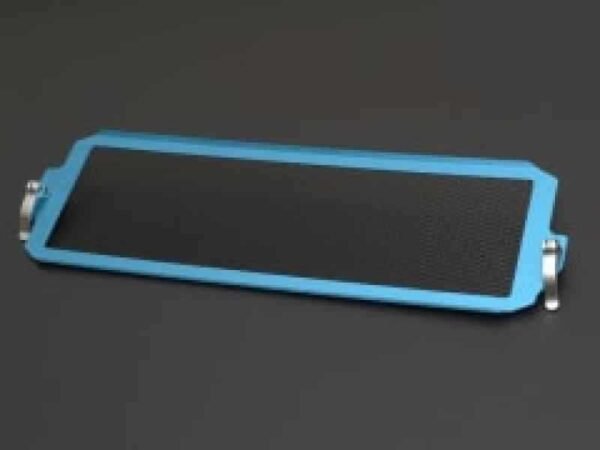 Cusco 08-17 Impreza (GR/GV/VA) Turbo Intercooler Protection Grill Kit Blue w/Blk Mesh
