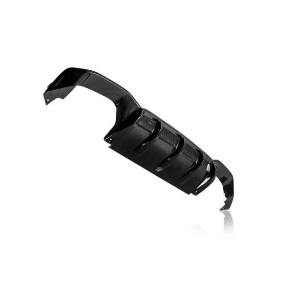 Akrapovic 2019+ BMW X4M Rear Carbon Fiber Diffuser - High Gloss - Image 2