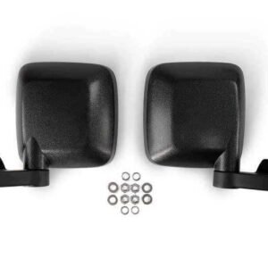 DV8 18-22 Jeep 4 Door JL/JT Aluminum Half Doors with Perforated Mesh Front