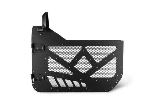DV8 18-22 Jeep 4 Door JL/JT Aluminum Half Doors with Perforated Mesh Front - Image 4