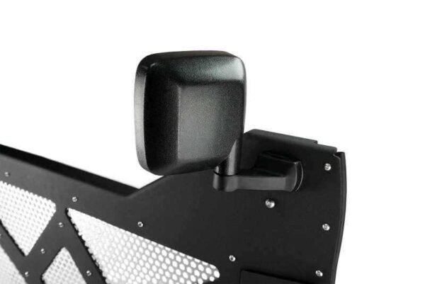 DV8 18-22 Jeep 4 Door JL/JT Aluminum Half Doors with Perforated Mesh Front - Image 5