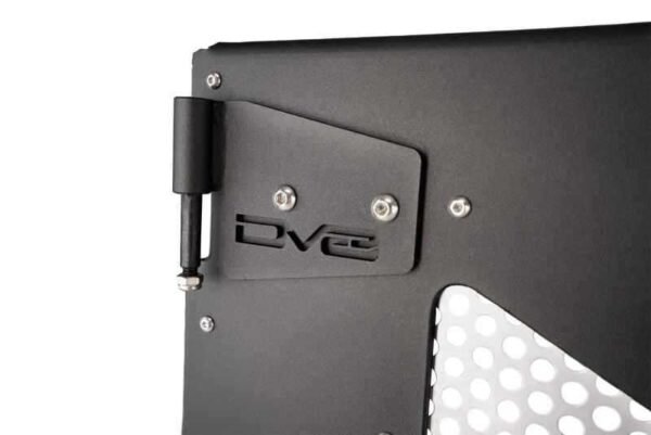 DV8 18-22 Jeep 4 Door JL/JT Aluminum Half Doors with Perforated Mesh Rear - Image 3