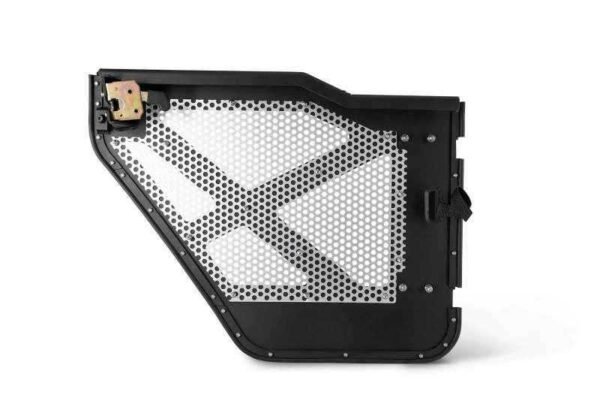 DV8 18-22 Jeep 4 Door JL/JT Aluminum Half Doors with Perforated Mesh Rear - Image 5