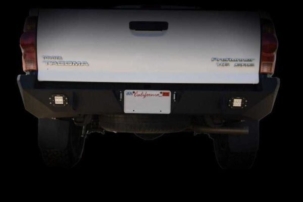 DV8 Offroad 05-15 Toyota Tacoma Rear Bumper - Black Powdercoat - Image 2