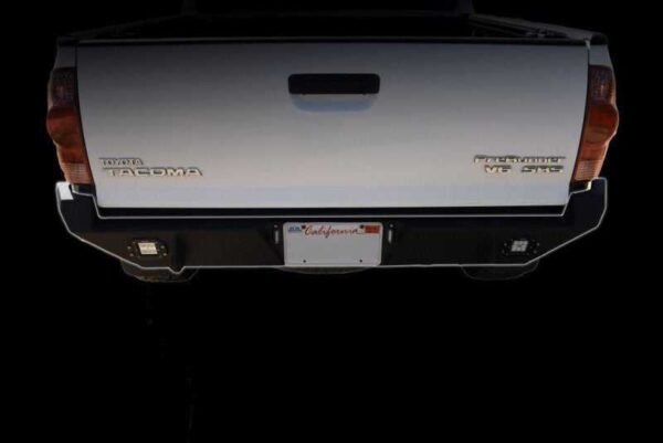 DV8 Offroad 05-15 Toyota Tacoma Rear Bumper - Black Powdercoat - Image 3